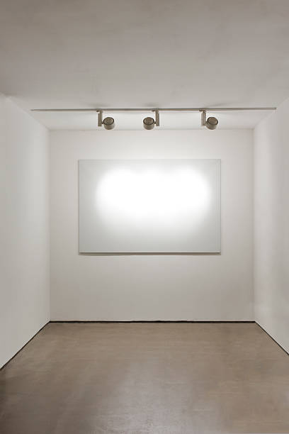 istock Blank frame on the wall at art gallery 121132089