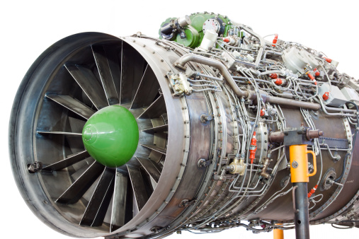 Aircraft turbojet engine. By-pass engine
