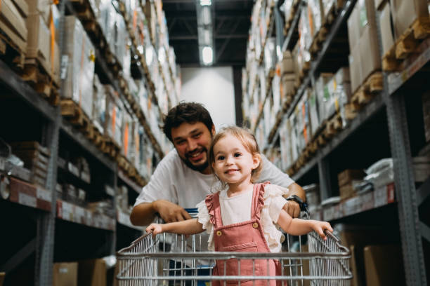 istock Happy father having fun with his children 1211323208