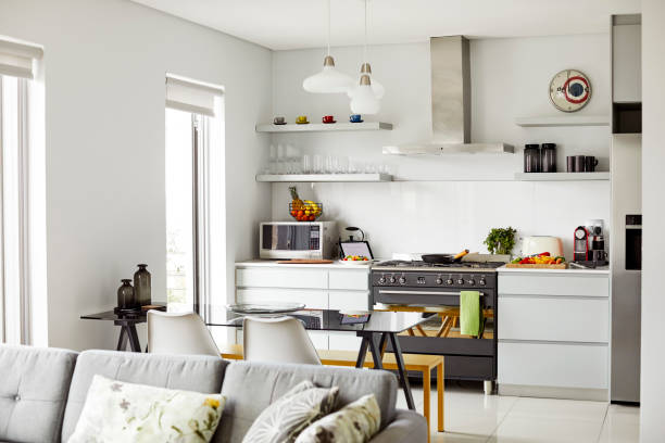 istock Kitchen and living room at home 1211324855