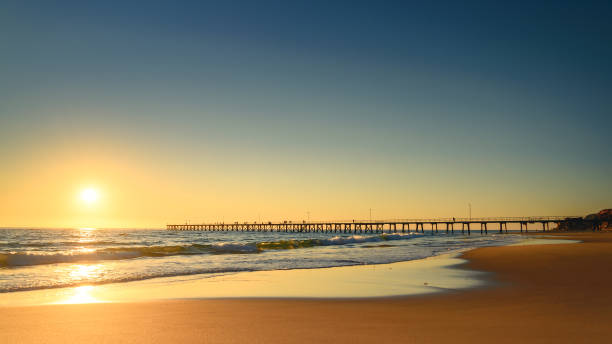 istock Port Noarlunga beach at sunset 1211330837