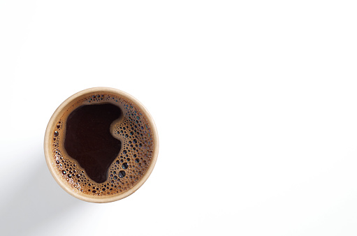 Taza de café desechable photo