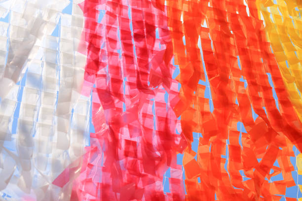 istock Milti-color paper hanging for decoration background. 1211334056