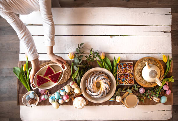 istock For a table set with food, Easter holiday. 1211334328