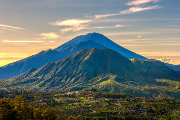 istock Sunrise at Pinggan Village Kintamani Bali 1211334911