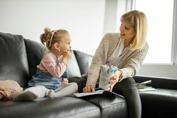 istock Woman and her child having a fun 1211338218