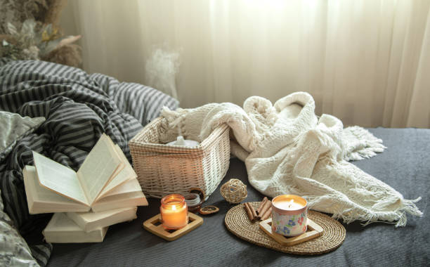 istock Still life a cozy house with decorative details in the interior. 1211338689