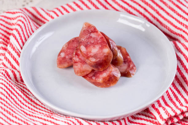 istock Chinese fatty sausages 1211338838