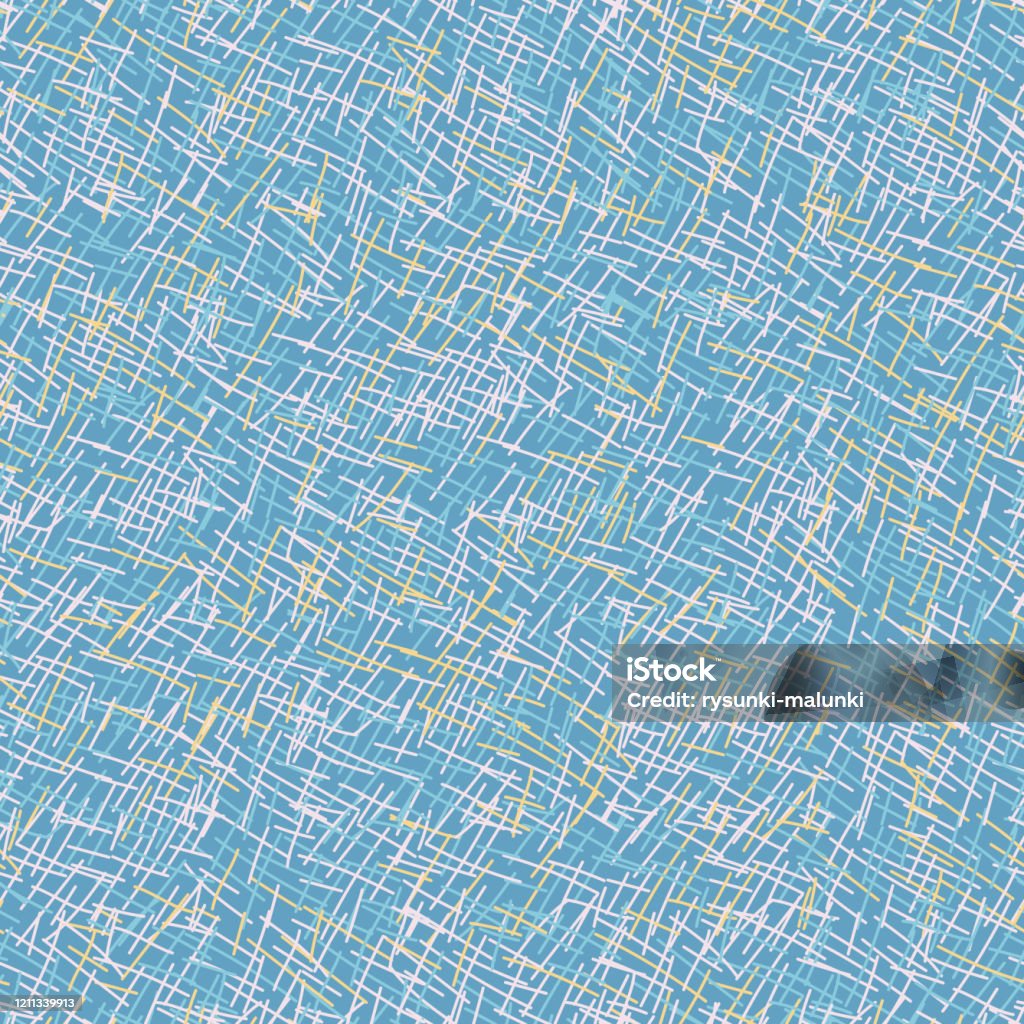 Aqua Blue Cross Hatching Texture Seamless Vector Pattern Stock ...