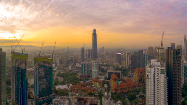 istock Sunrise scene from Kuala Lumpur. 1211340415