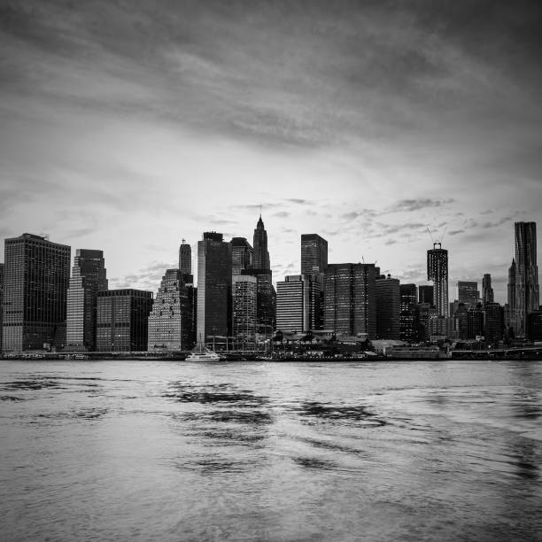 istock New York City skyline black and white 1211341893