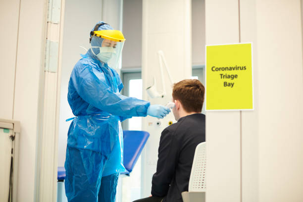 coronavirus screening at medical centre