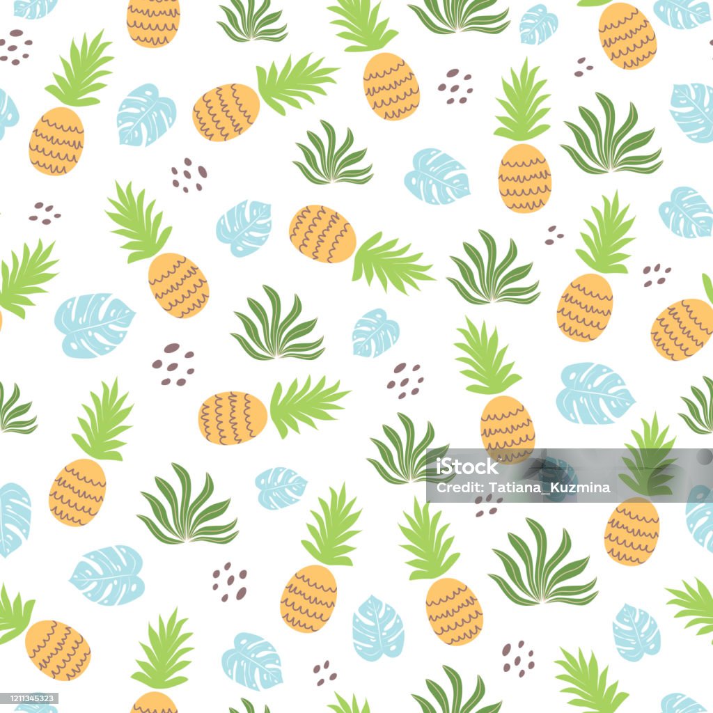 Pineapple Simple Pattern Pineapple Patterns