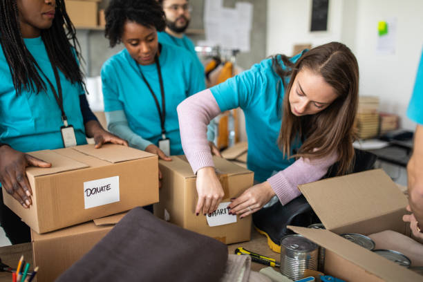 istock Volunteers are ready for delivering humanitarian aid 1211346469