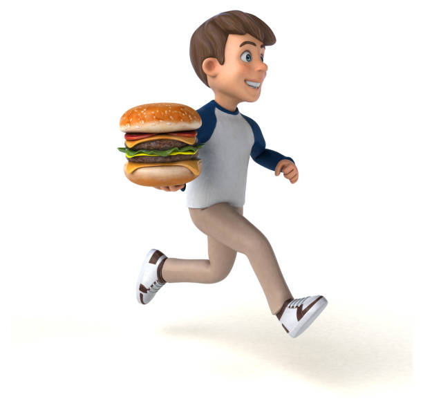 istock 3D cartoon character fun teenager 1211357374