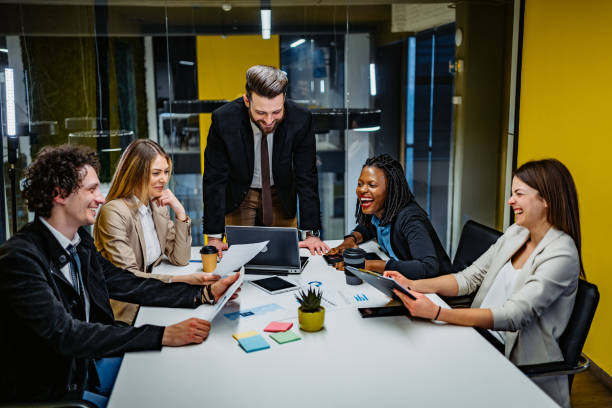 istock Young people at business meeting 1211360200