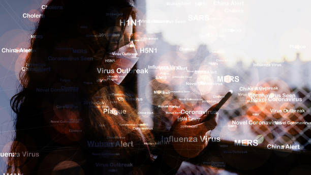 istock Coronavirus 2019-nCov novel coronavirus concept motion background, patience with protective mask. coronavirus dangerous flu. 1211360958