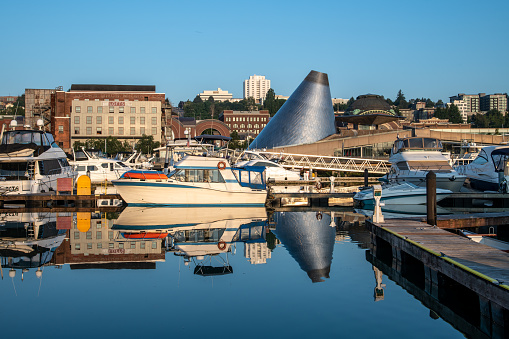 Tacoma Reflections on the Foss Waterway in Tacoma Washingron