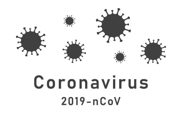 Vector illustration of MERS Corona Virus Biohazard safety icon shape. biological hazard risk logo symbol. Contamination epidemic virus danger sign. vector illustration image. World map background. COVID19