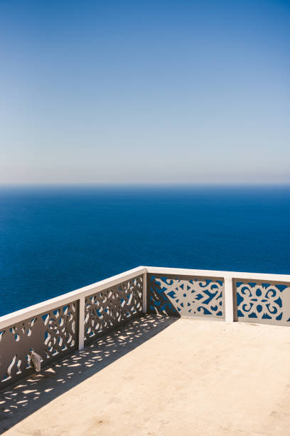 istock Balcony with sea view 1211365450