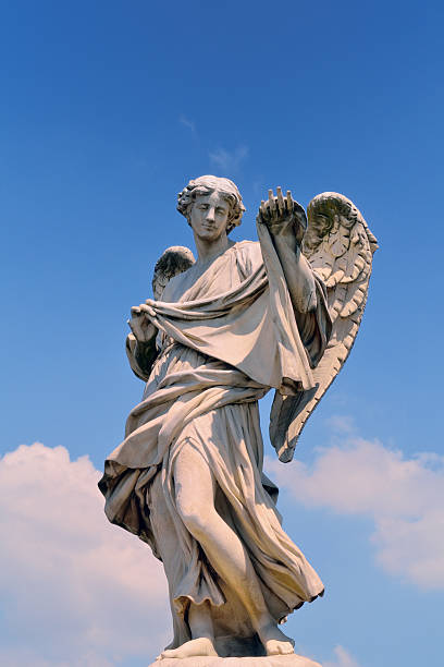istock Sculpture of Angel 121136944