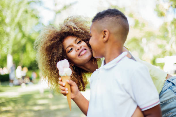 istock Mother and son spending a summer day together 1211373754