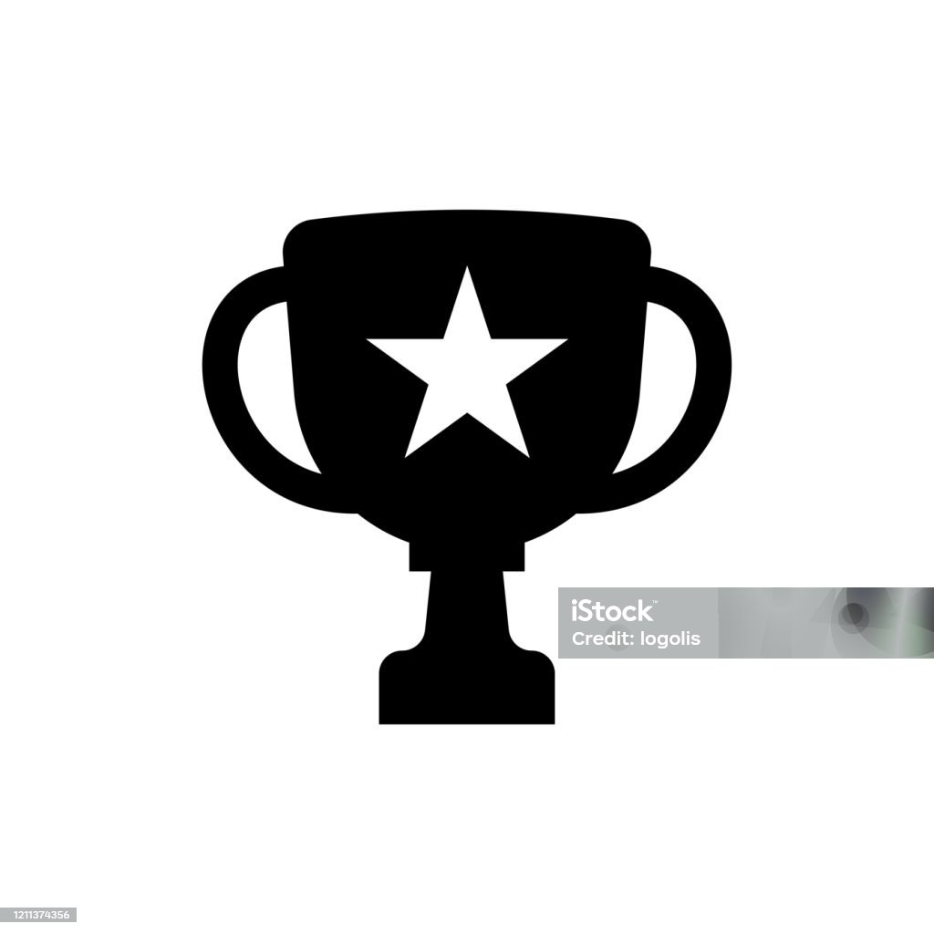 Biểu Tượng Cúp Đen Vector Winner Thiết Bị Trò Chơi Thể Thao Chuyên ...
