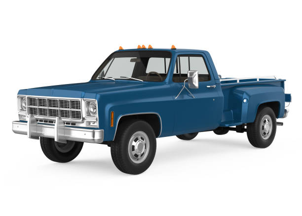 istock Vintage Pickup Truck Isolated 1211376803
