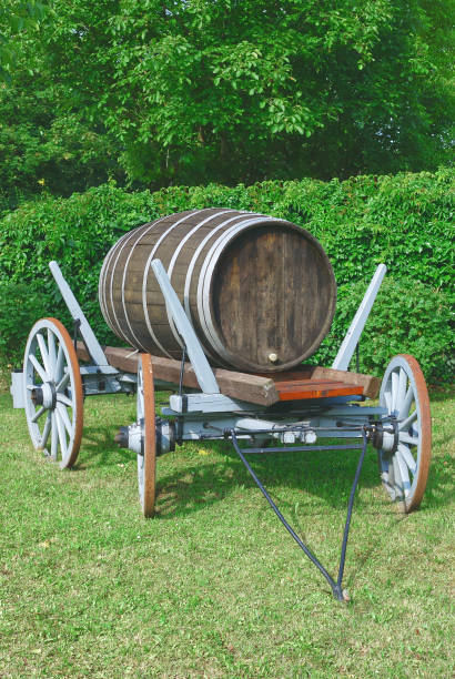 istock Wine Barrel Trolley,Mosel Valley,Germany 1211377471