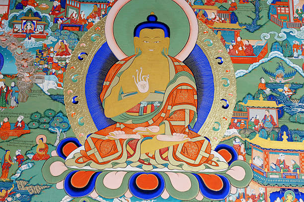 istock Paintings of buddha 121137812