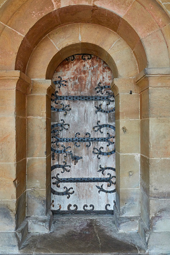 Very old medieval door