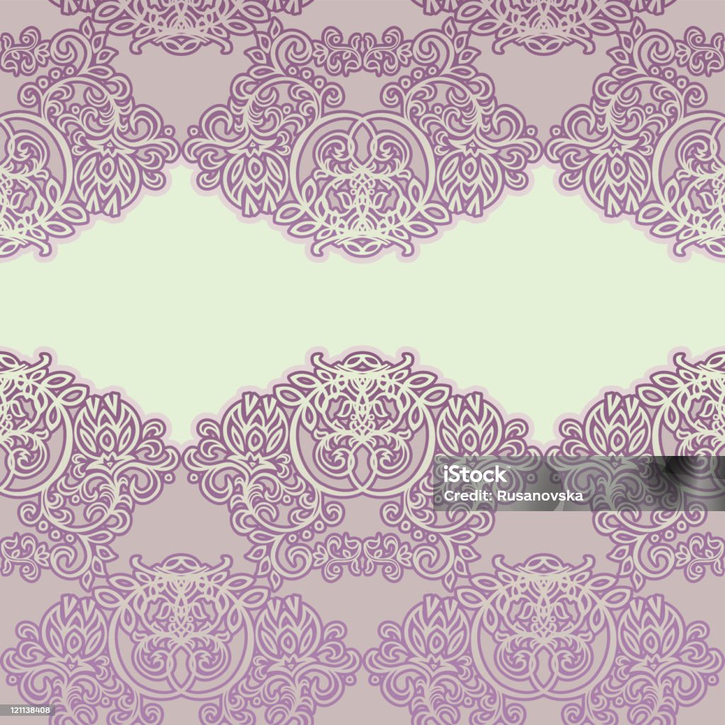 Elegant Wedding Invitation Elegant lace background with copy space. Vector. Purple and Gray. Abstract stock vector