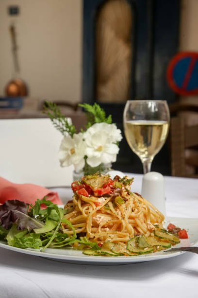 istock A portion of vegetarian spaghetti 1211388441