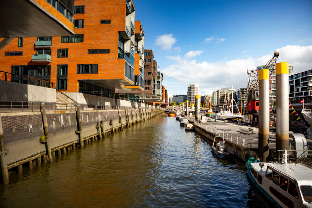 Panorama of Hamburg Hafencity, Germany