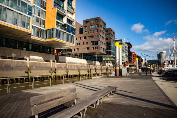 istock Panorama of Hamburg Hafencity, Germany 1211388656