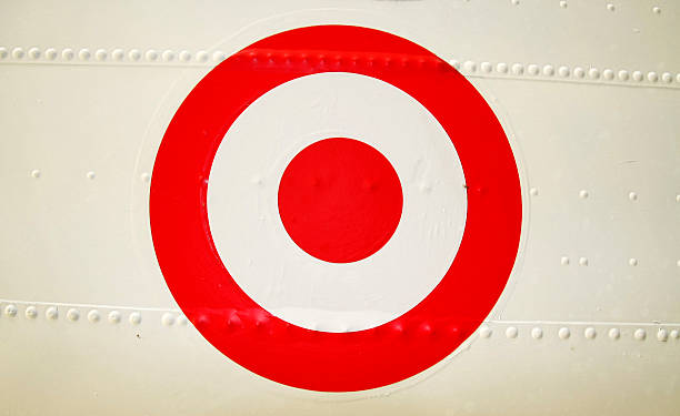 istock Turkish Aircraft Insignia on metallic background with rivets 121140599