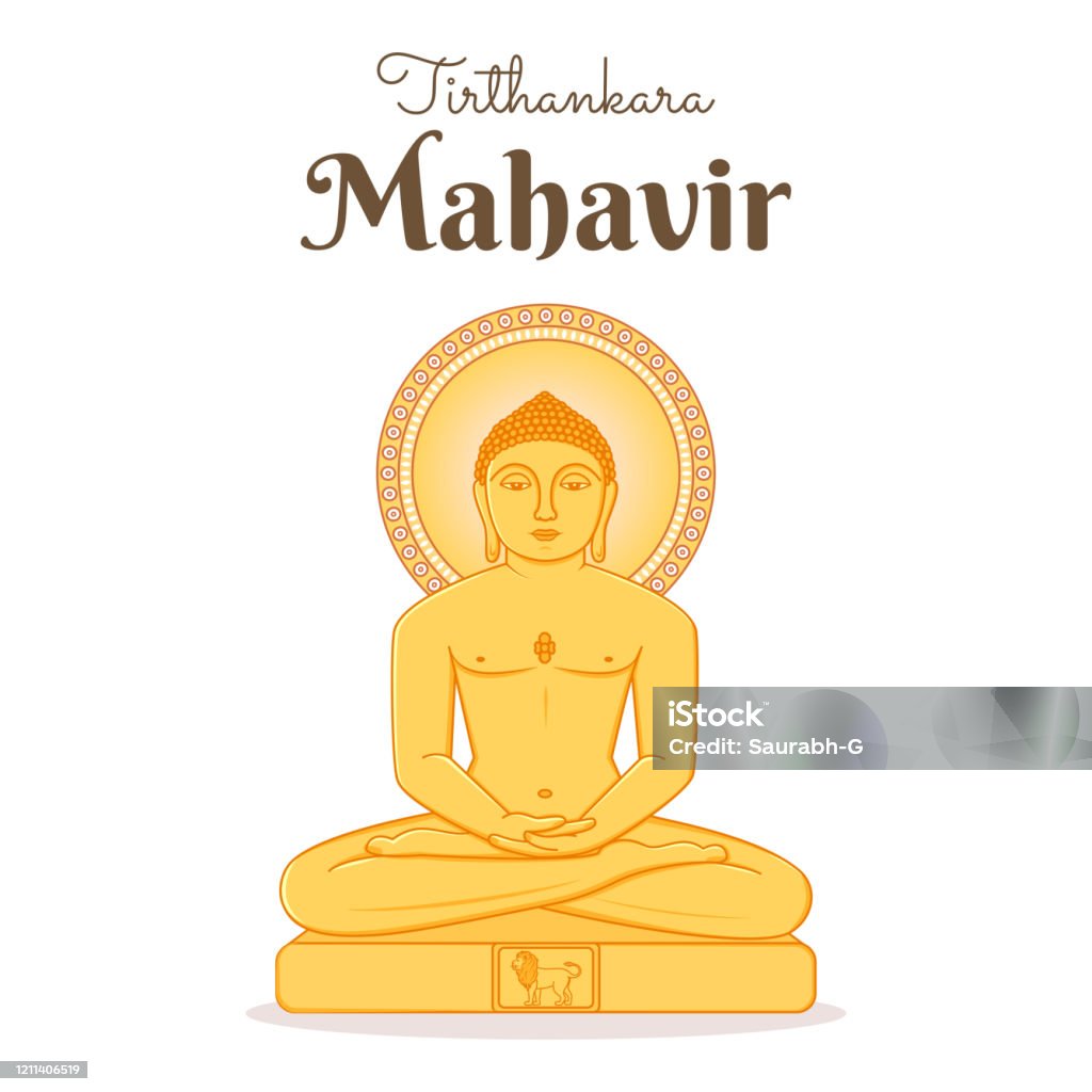Tirthankar Mahavir Of Jain Religion Mahavir Bhagwan Idol Statue In ...