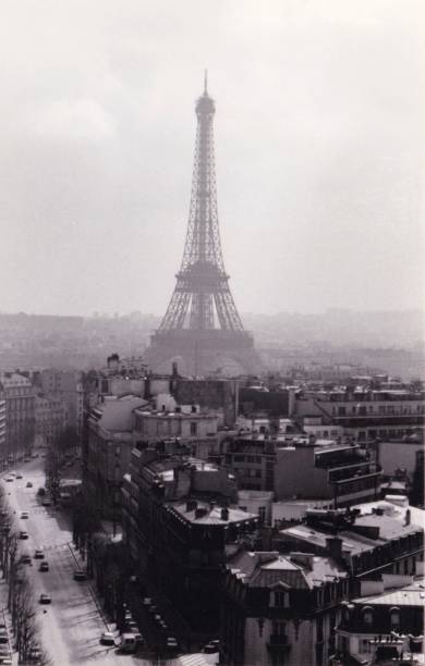 The Eiffel Tower: Paris, France stock photo