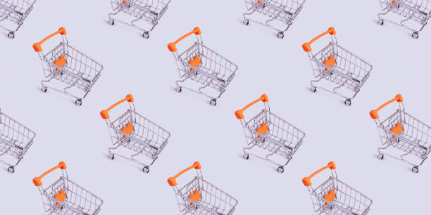 istock Banner with shopping cart. 1211409348