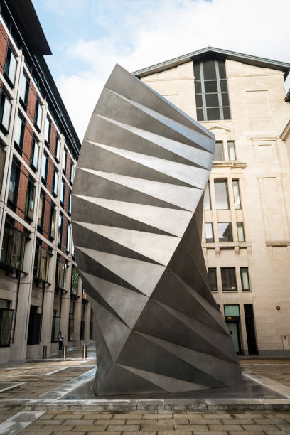 Paternoster Square Vents in London Paternoster Square Vents, an outdoor steel sculpture by Thomas Heatherwick (2002) installed in London, United Kingdom. paternoster square stock pictures, royalty-free photos & images