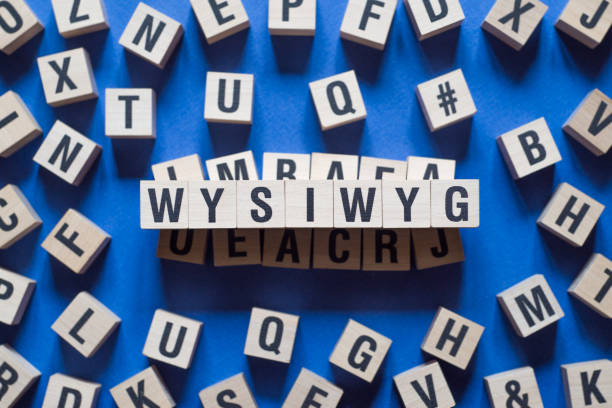 istock Wysiwyg -  What You See Is What You Get 1211411559