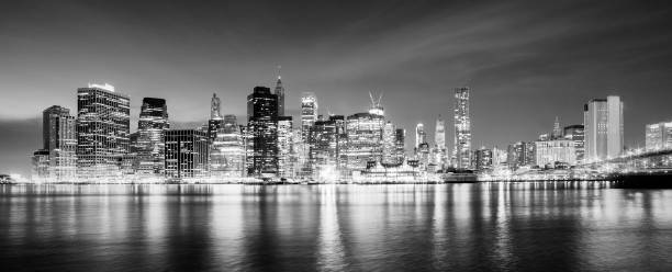istock Manhattan cityscape night 1211411694