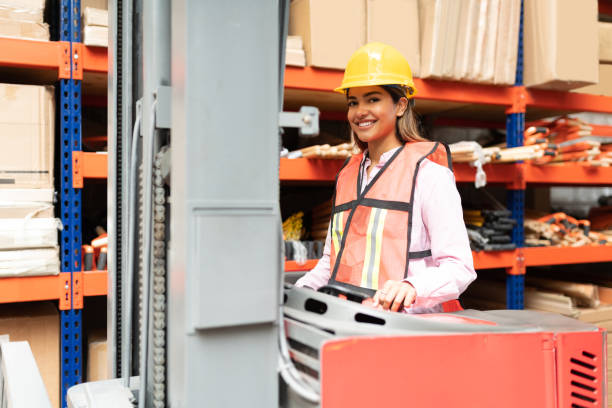 istock Confident Worker With Machinery At Factory 1211420633