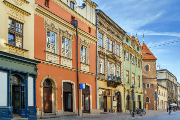 istock Street in Krakow, Poland 1211420935