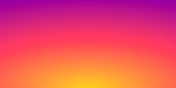 추상흐린 배경 - 주황색 그라데이션에 초점을 맞춘 - sunset stock illustrations