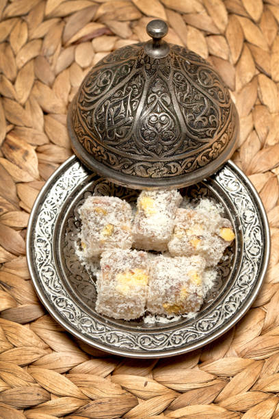 istock Turkish delight with pistachio-clipping path 1211429821