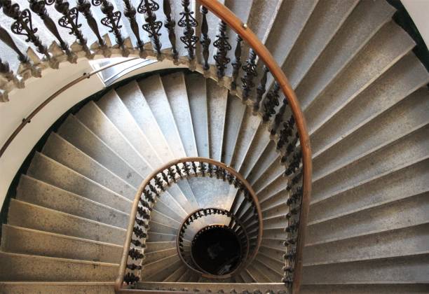 istock Staircase in an old house 1211431251