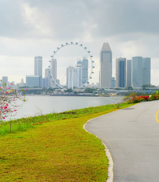 istock Singapore Marina Barrage river lane 1211433428