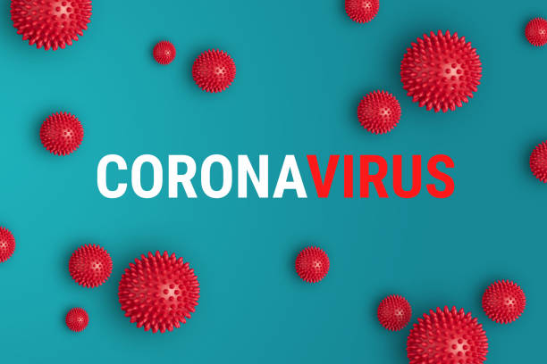 istock Abstract banner coronavirus strain model from Wuhan, China 1211437794