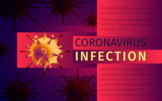 Coronavirus infection awareness poster design. Virus spread prevention information graphic. Informative icon designs with valuable information. Cov-2. 2019-nCoV. Covid-19 outbreak. Vector illustration